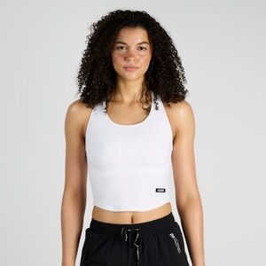 Bandit Running Cadence Performance Tank in White Sz XS